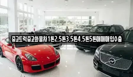 전북특별자치도 순창군 풍산면 중고차 전문 중고트럭중고화물차1톤2.5톤3.5톤4.5톤5톤매매매입수출
