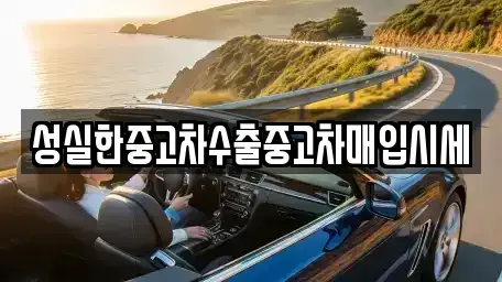 전북특별자치도 전주시 완산구 남노송동 중고차매입 전문 성실한중고차수출중고차매입시세