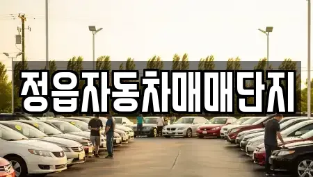 전북특별자치도 정읍시 소성면 중고차매매 전문 정읍자동차매매단지