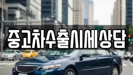전북특별자치도 정읍시 용산동 중고차매매 전문 중고차수출시세상담