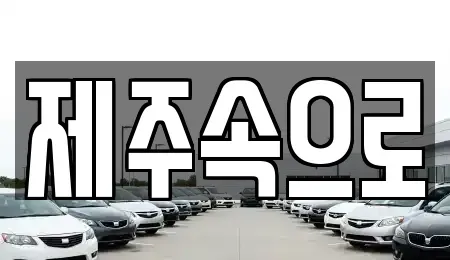 제주 제주시 용담일동 렌트카 전문 제주속으로