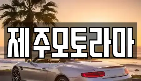 제주특별자치도 제주시 회천동 중고차매매 전문 제주모토라마