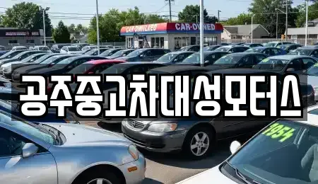 충남 공주시 우성면 중고차 전문 공주중고차대성모터스