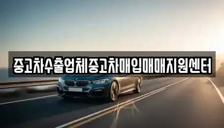 충남 공주시 우성면 중고차매입 전문 중고차수출업체중고차매입매매지원센터