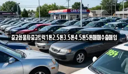 충남 공주시 우성면 중고차매입 전문 중고화물차중고트럭1톤2.5톤3.5톤4.5톤5톤매매수출매입