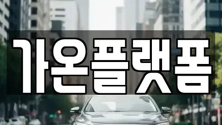 충남 논산시 강산동 단기렌트카 전문 가온플랫폼