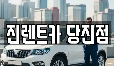 충남 당진시 채운동 렌트카 전문 진렌트카 당진점