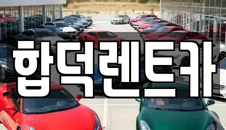 충남 당진시 합덕읍 렌트카 전문 합덕렌트카