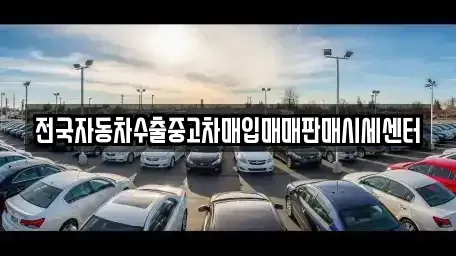 충남 서천군 서천읍 중고차매입 전문 전국자동차수출중고차매입매매판매시세센터