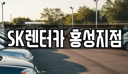 충남 예산군 장기렌트카 전문 SK렌터카 홍성지점
