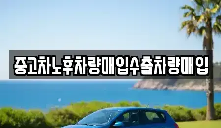 충남 천안시 동남구 쌍용동 중고차매입 전문 중고차노후차량매입수출차량매입