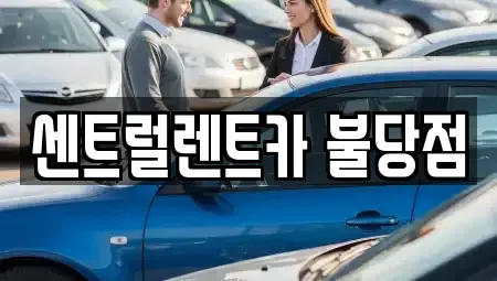 충남 천안시 서북구 렌트카 전문 센트럴렌트카 불당점