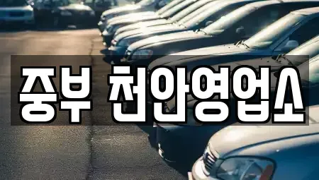 충남 천안시 서북구 렌트카 전문 중부 천안영업소