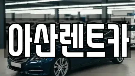 충남 천안시 서북구 직산읍 렌트카 전문 아산렌트카