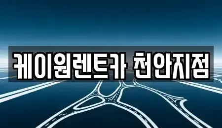 충남 천안시 서북구 직산읍 렌트카 전문 케이원렌트카 천안지점
