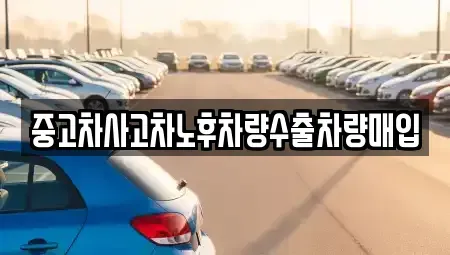 충남 청양군 비봉면 중고차매매 전문 중고차사고차노후차량수출차량매입