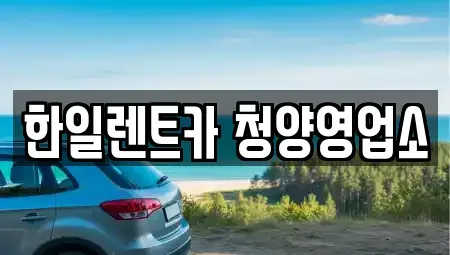 충남 청양군 청양읍 렌트카 전문 한일렌트카 청양영업소