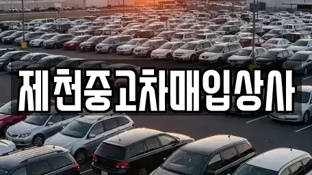 충북 제천시 의림동 중고차 전문 제천중고차매입상사