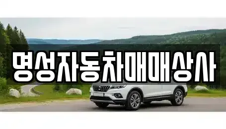 충북 청주시 중고차 전문 명성자동차매매상사