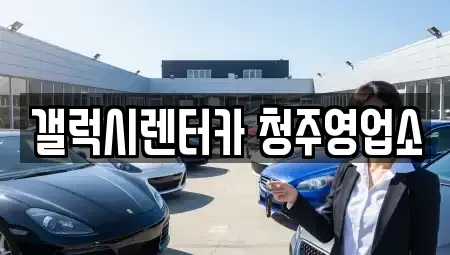 충북 청주시 흥덕구 봉명동 단기렌트카 전문 갤럭시렌터카 청주영업소