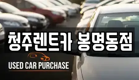 충북 청주시 흥덕구 봉명동 단기렌트카 전문 청주렌트카 봉명동점