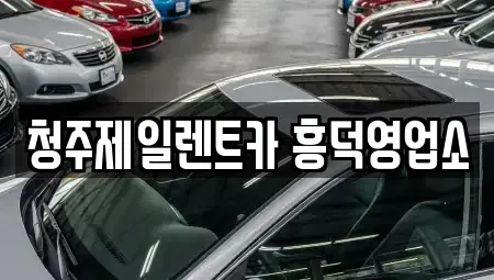 충북 청주시 흥덕구 봉명동 렌트카 전문 청주제일렌트카 흥덕영업소