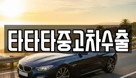 충북 충주시 노은면 중고차 전문 타타타중고차수출