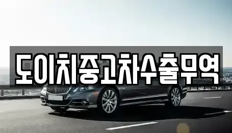 충북 충주시 문화동 중고차 전문 도이치중고차수출무역