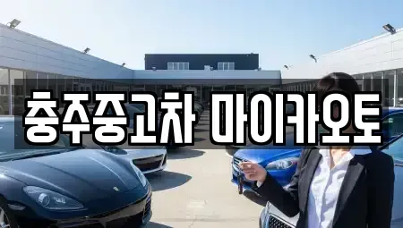 충북 충주시 안림동 중고차 전문 충주중고차 마이카오토