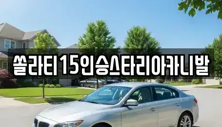 충북 충주시 풍동 렌트카 전문 쏠라티15인승스타리아카니발