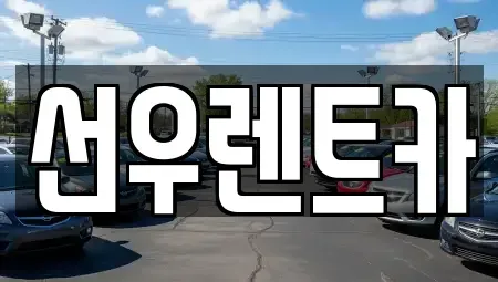충청남도 금산군 렌트카 전문 선우렌트카