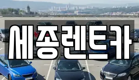 충청남도 금산군 렌트카 전문 세종렌트카