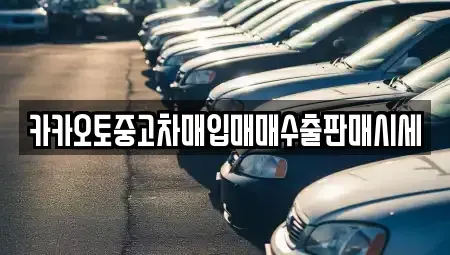 충청남도 논산시 연산면 중고차 전문 카카오토중고차매입매매수출판매시세
