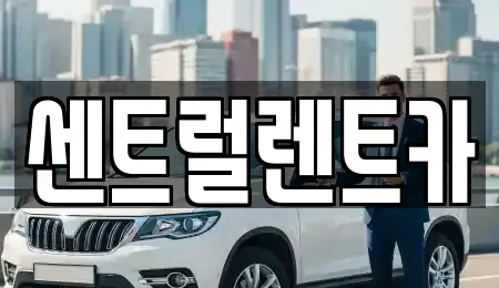 충청남도 논산시 채운면 렌트카 전문 센트럴렌트카