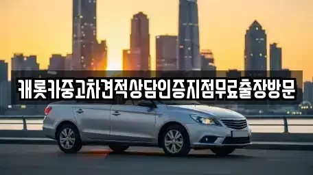 충청남도 보령시 성주면 중고차 전문 캐롯카중고차견적상담인증지점무료출장방문