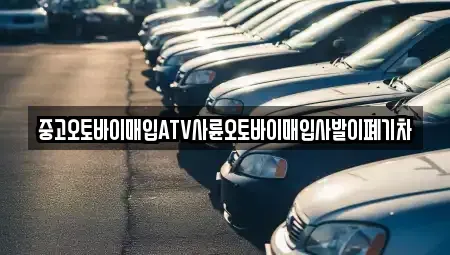 충청북도 괴산군 문광면 중고차매입 전문 중고오토바이매입ATV사륜오토바이매입사발이폐기차