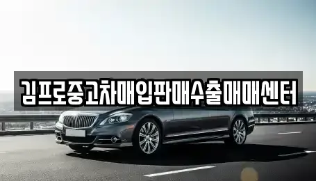충청북도 증평군 도안면 중고차매입 전문 김프로중고차매입판매수출매매센터