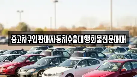 충청북도 청주시 상당구 영동 중고차매매 전문 중고차구입판매자동차수출대행화물전문매매