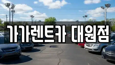 충청북도 청주시 흥덕구 남촌동 렌트카 전문 가가렌트카 대원점