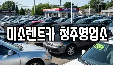 충청북도 청주시 흥덕구 향정동 렌트카 전문 미소렌트카 청주영업소