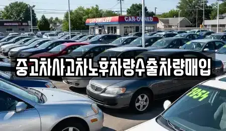 충청북도 충주시 교현동 중고차매입 전문 중고차사고차노후차량수출차량매입