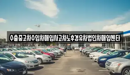 충청북도 충주시 종민동 중고차 전문 수출중고차수입차매입사고차노후경유차법인차매입센타